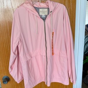 Weatherproof Light Pink Hooded Jacket